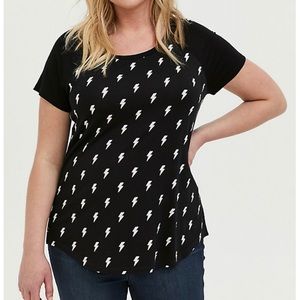 TORRID Lightening bolt top